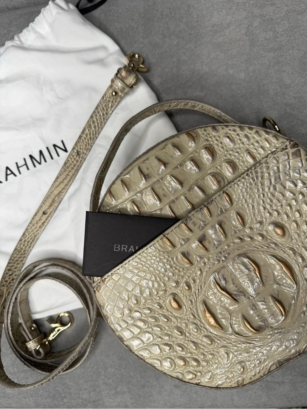 NWT Brahmin Lane Crossbody in Contour Melbourne